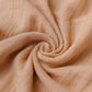 Muslin Bubble Crinkle Hooded Blanket - Breezy Beige (Puppy)