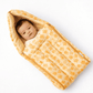 Apricot Sherbet Moss Muslin Baby Carrier Nest