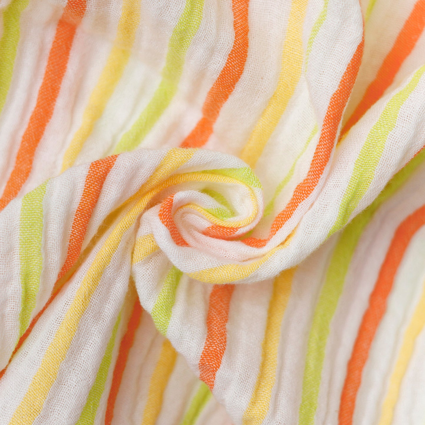 Y/D Muslin Crinkle Breezy Shirt-Shorts Set - Awning Stripe