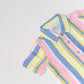 Y/D Muslin Crinkle Breezy Shirt-Shorts Set - Balanced Stripe