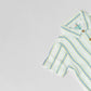 Y/D Muslin Crinkle Breezy Shirt-Shorts Set - Pin Stripe