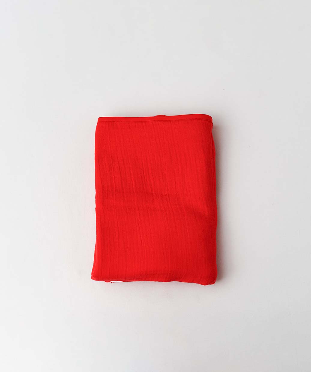 Muslin Bubble Crinkle Hooded Blanket - Carmine (Puppy)