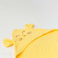 Muslin Bubble Crinkle Hooded Blanket - Crayola (Kitty)