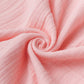 Muslin Bubble Crinkle Hooded Blanket - Flamingo Pink (Puppy)