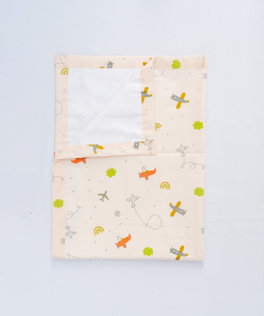 Poplin Cotton  Dohar (Premium Bed Protector) - Salsa Rose Airjet