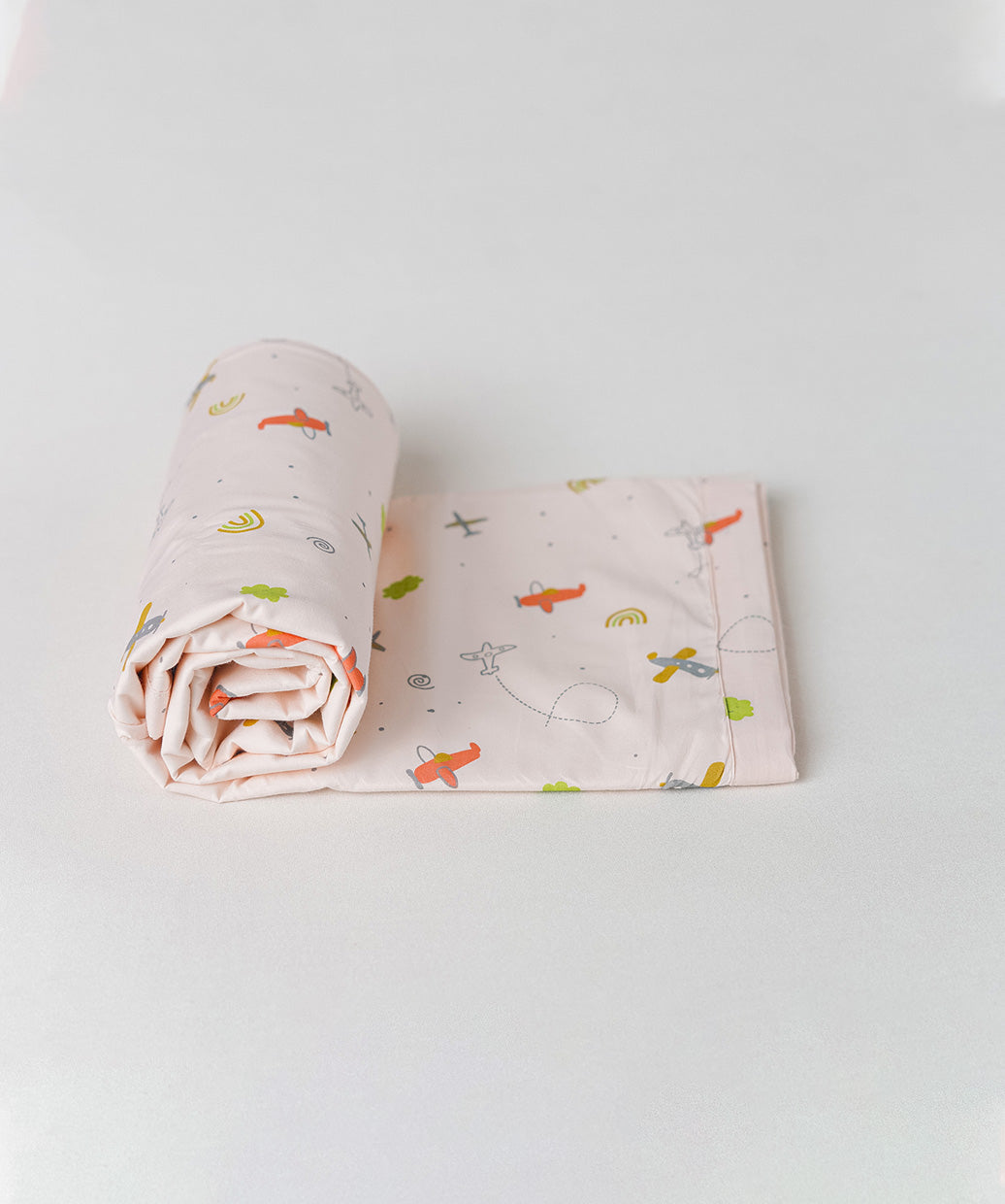 Poplin Cotton  Dohar (Premium Bed Protector) - Salsa Rose Airjet