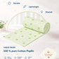 Poplin Cotton Dohar (Premium Bed Protector) - Fluo Green Buttercup