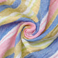 Y/D Muslin Crinkle Breezy Frock Full Sleeve - Balanced Stripe