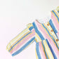 Y/D Muslin Crinkle Breezy Frock Full Sleeve - Balanced Stripe