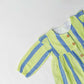 Y/D Muslin Crinkle Breezy Frock Full Sleeve - Bengal Stripe GB