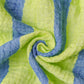 Y/D Muslin Crinkle Breezy Frock Full Sleeve - Bengal Stripe GB