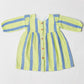 Y/D Muslin Crinkle Breezy Frock Full Sleeve - Bengal Stripe GB