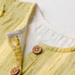 Y/D Muslin Crinkle Breezy Frock Full Sleeve - Bengal Stripe GY