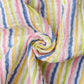 Y/D Muslin Crinkle Breezy Frock Full Sleeve - Candy Stripe