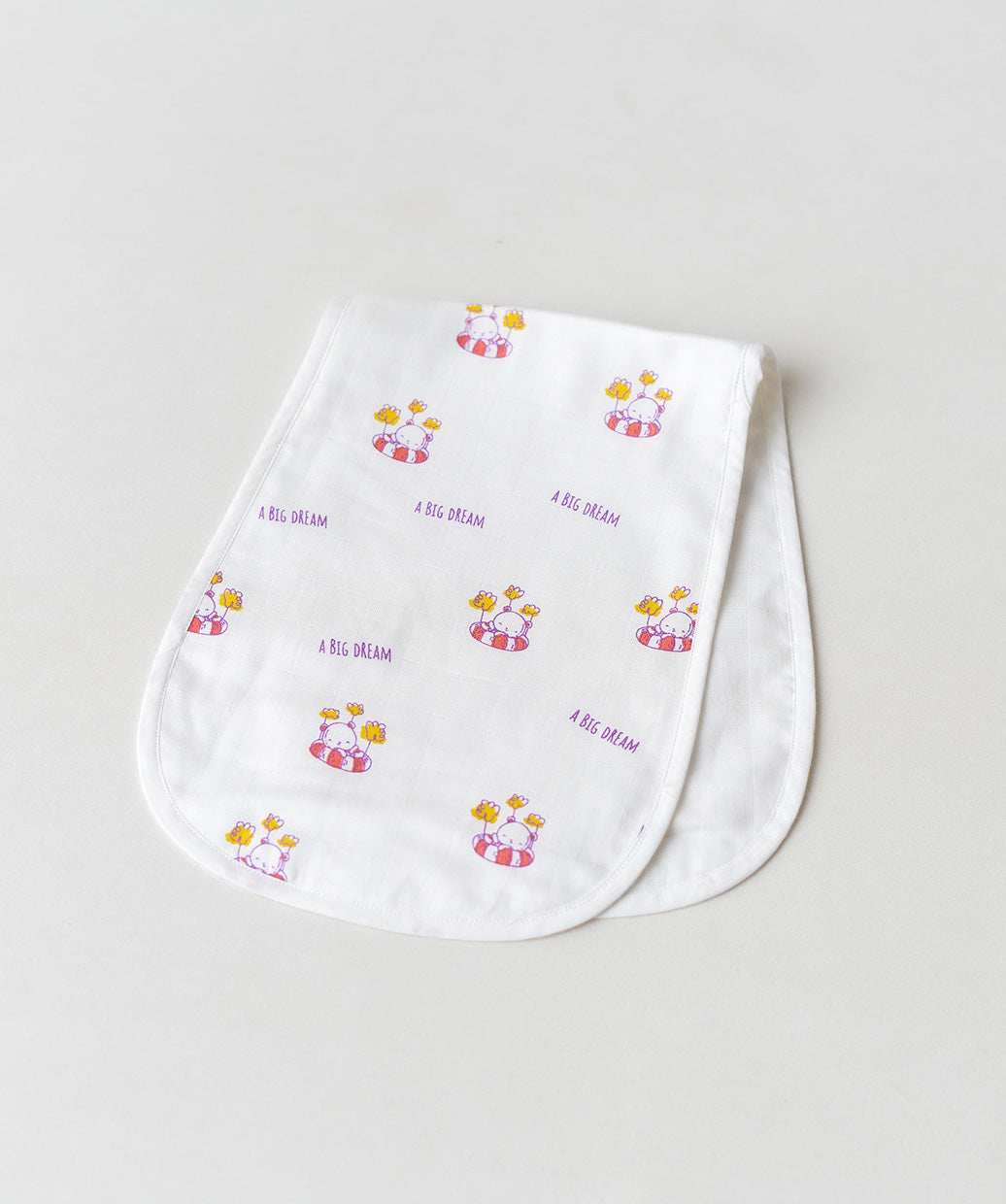 Muslin Burp Cloth (Three Layers) Assorted (Any 2 prints) 2 Pcs Pack Combo A