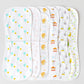 Muslin Burp Cloth (Three Layers) Assorted (Any 2 prints) 2 Pcs Pack Combo B