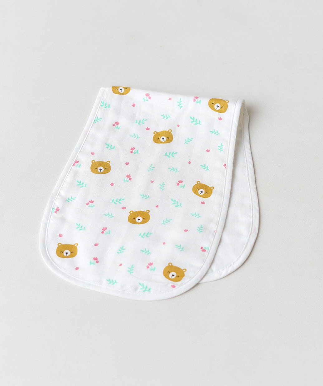 Muslin Burp Cloth (Three Layers) Assorted (Any 2 prints) 2 Pcs Pack Combo A