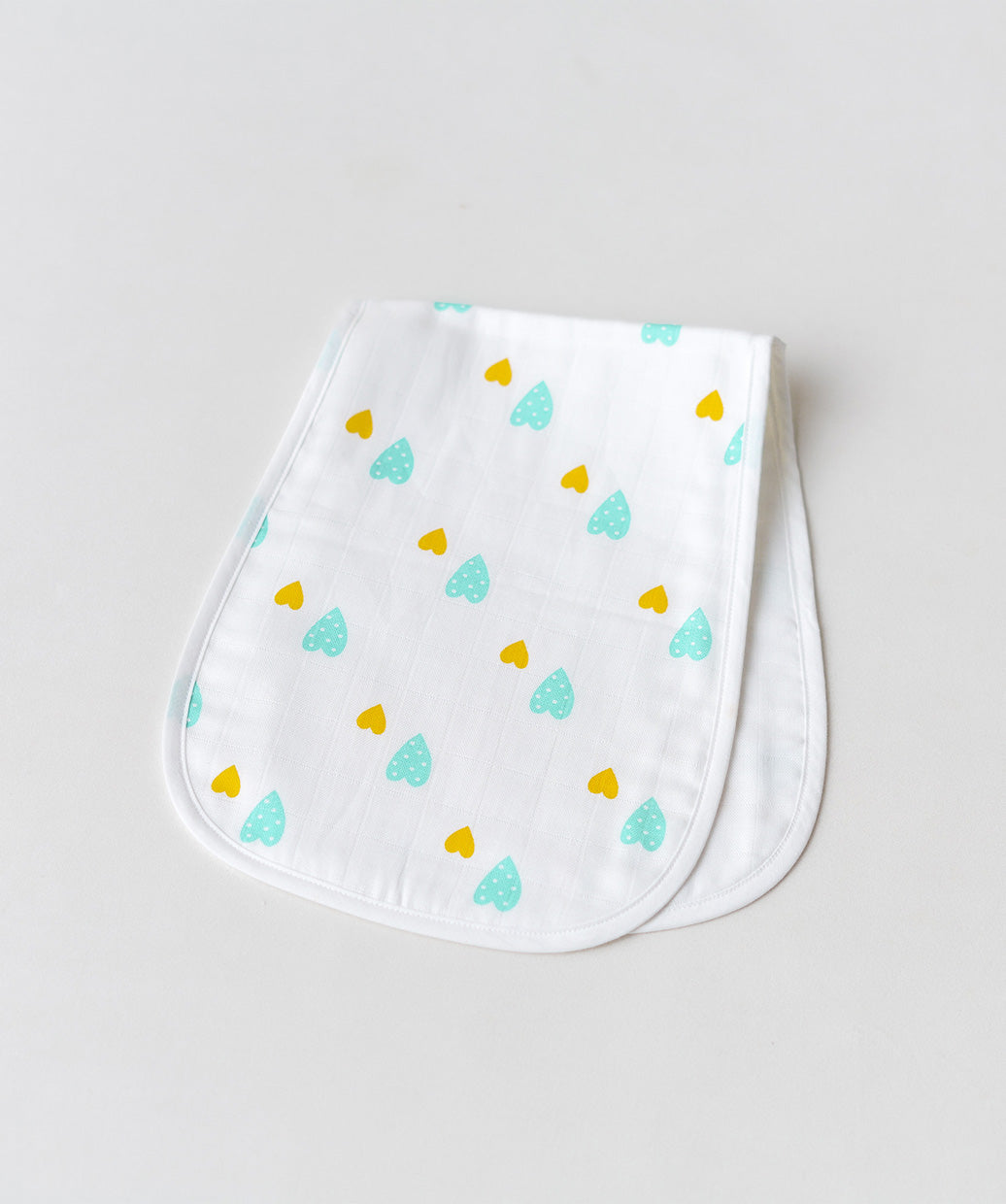 Muslin Burp Cloth (Three Layers) Assorted (Any 2 prints) 2 Pcs Pack Combo B