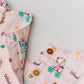 Muslin Cap Sleeve Frock - Salsa Rose Blushy