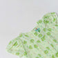 Muslin Cap Sleeve Frock - Fluo Green Buttercup