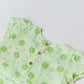 Muslin Cap Sleeve Frock - Fluo Green Buttercup