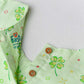 Muslin Cap Sleeve Frock - Fluo Green Buttercup