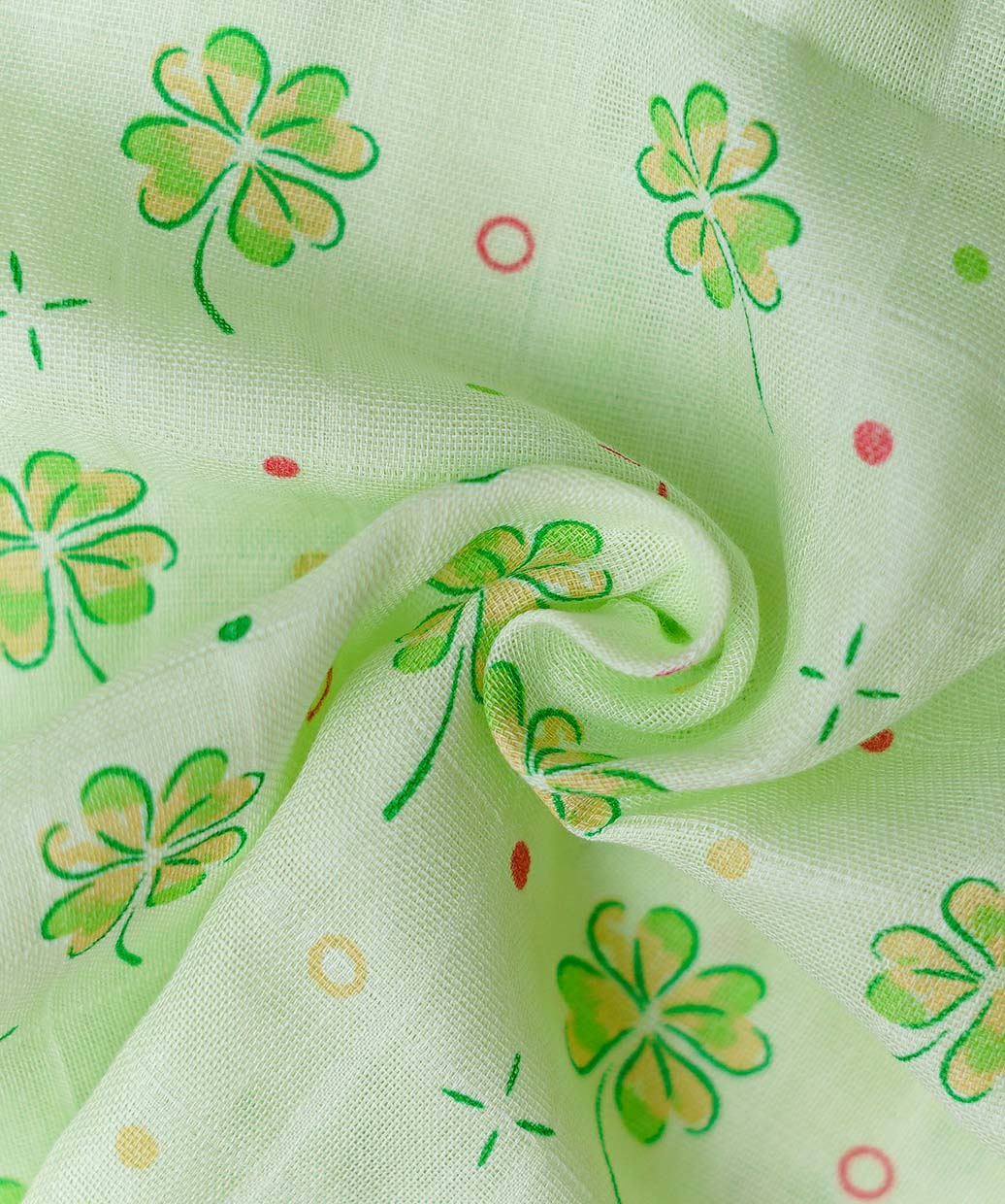Muslin Cap Sleeve Frock - Fluo Green Buttercup