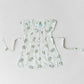 Muslin Cap Sleeve Frock - Frost Tiger Rainbow