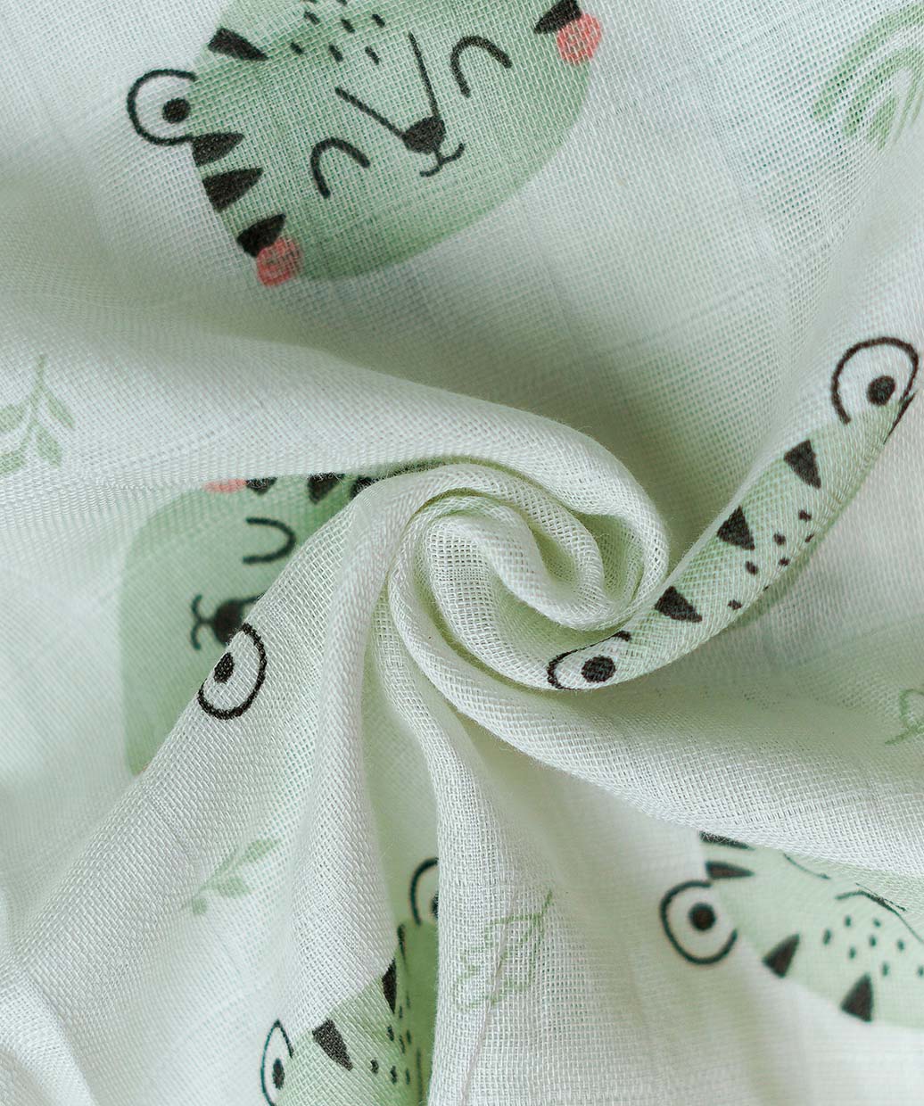 Muslin Cap Sleeve Frock - Frost Tiger Rainbow