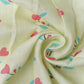 Muslin Cap Sleeve Frock - Lime Cream Anthurium