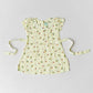 Muslin Cap Sleeve Frock - Lt. Yellow Monarch