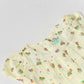 Muslin Cap Sleeve Frock - Lt. Yellow Monarch