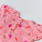 Muslin Cap Sleeve Frock - Melon Pink Maple