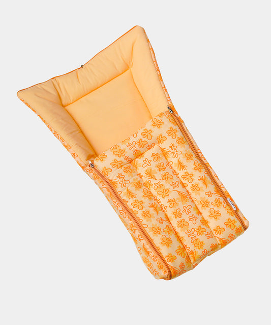 Apricot Sherbet Moss Muslin Baby Carrier Nest