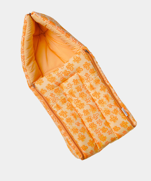 Apricot Sherbet Moss Muslin Baby Carrier Nest
