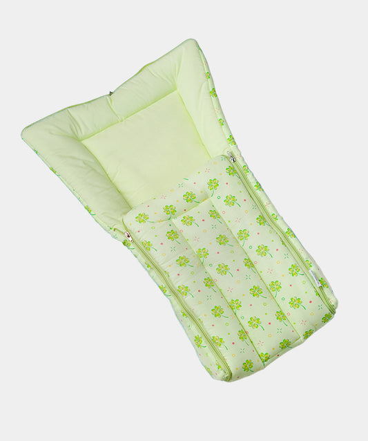 Fluo Green Buttercup Muslin Baby Carrier Nest