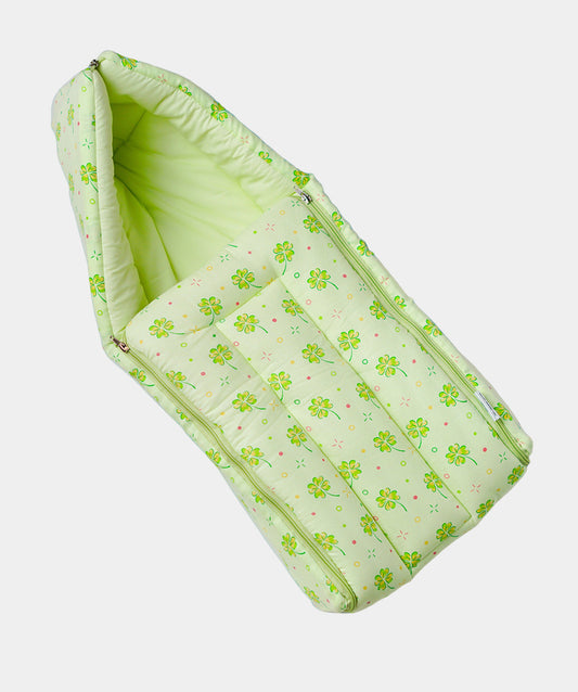 Fluo Green Buttercup Muslin Baby Carrier Nest