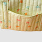 Muslin Lime Cream Bloom Printed Diaper Bag 40X28X14CM