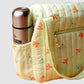 Muslin Lime Cream Bloom Printed Diaper Bag 40X28X14CM