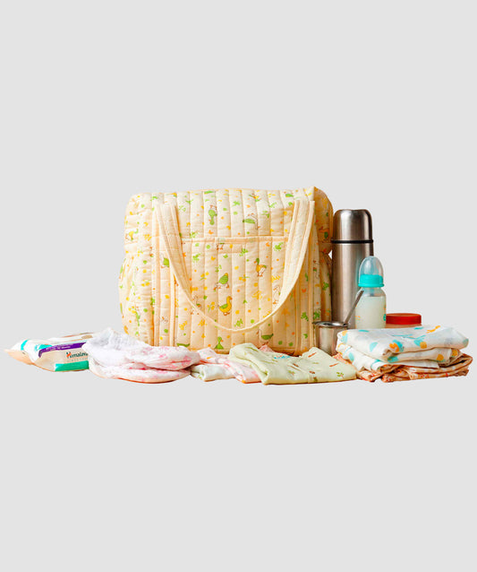 Muslin Diaper Bag - 40X28X14CM - Vanilla Runner Duck