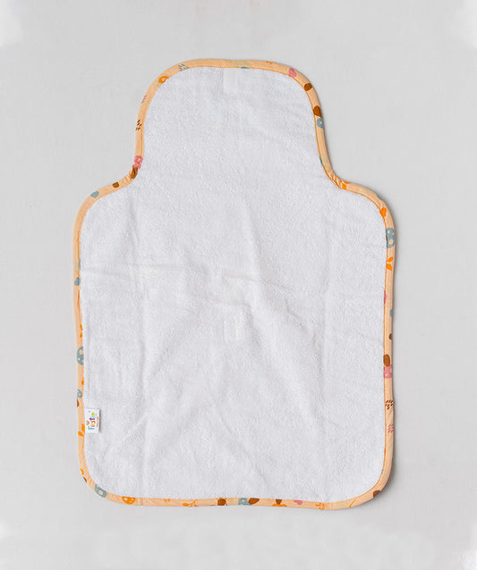Diaper Changing Mat - Apricot Sherbet Mushies