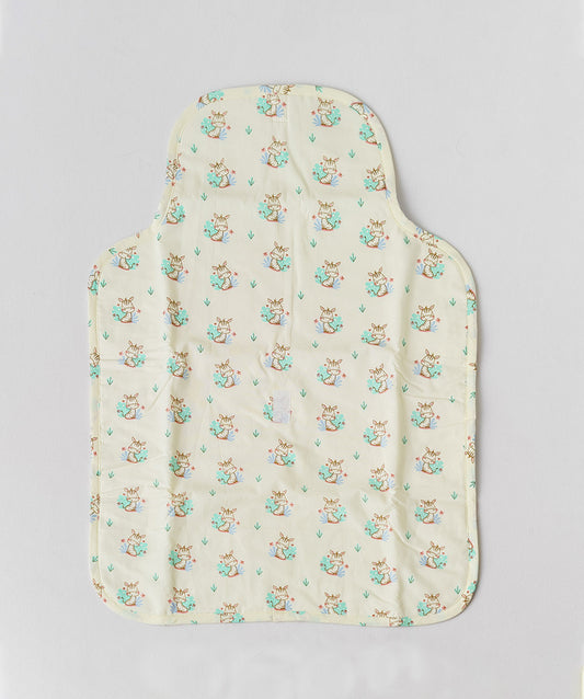 Diaper Changing Mat - Yellow Zippy Zebra