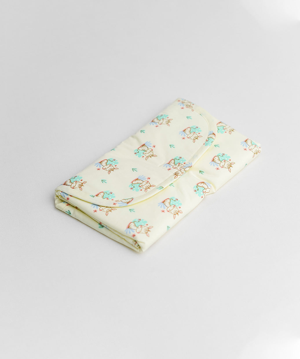 Diaper Changing Mat - Yellow Zippy Zebra