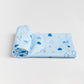 Poplin Cotton Dohar (Mattress Protector/Receiving Sheet) - Blue Fir Tree