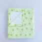 Poplin Cotton Dohar (Premium Bed Protector) - Fluo Green Buttercup