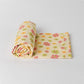 Poplin Cotton  Dohar (Premium Bed Protector) - Vanilla Petals