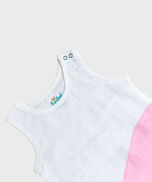 FIRSTIN Muslin Frock (Duo) Panty Combo - Fragrant Lilac