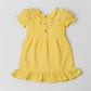 Muslin Bubble Crinkle Frock (Frill Bow) - Crayola