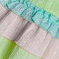 Seer Sucker Muslin Fusion Frock - Lt. Green