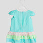 Seer Sucker Muslin Fusion Frock - Mint
